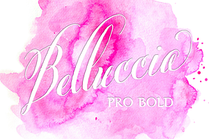 Belluccia Pro Bold Font