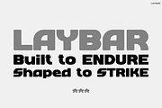 LAYBAR, a Sans Serif Font by Pinisi ART (Thumbnail 8 of 10)