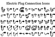 Electric Plug Connection Icons, a Graphic by hafijul (Thumbnail 1 of 15)