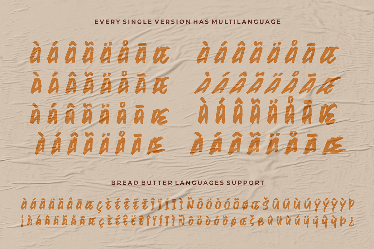 Bread Butter • Mix & Match Font preview 7