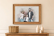 Costume Family Watercolor Art, an Action Add-On by MRI STUDIO (Thumbnail 2 of 27)