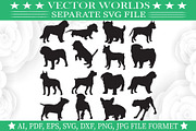 Bulldog Svg, Dog, Dogs Svg, an Object Graphic by VectorWorlds (Thumbnail 2 of 3)