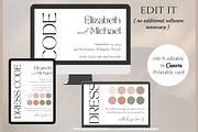 Wedding dresscode attire card, a Card Template by EvaTemplates (Thumbnail 4 of 7)