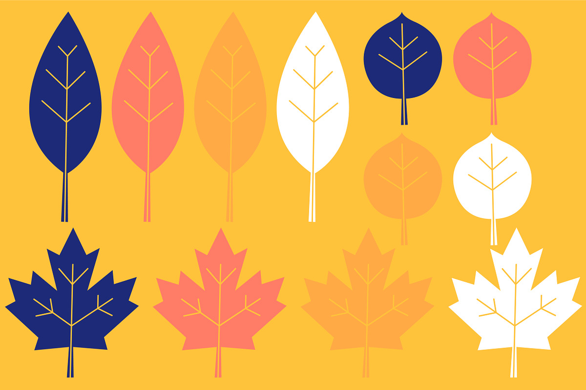 Vector Fall Leaves and Fox, an Illustration by Sarah Hearts (Photo 3 of 4)