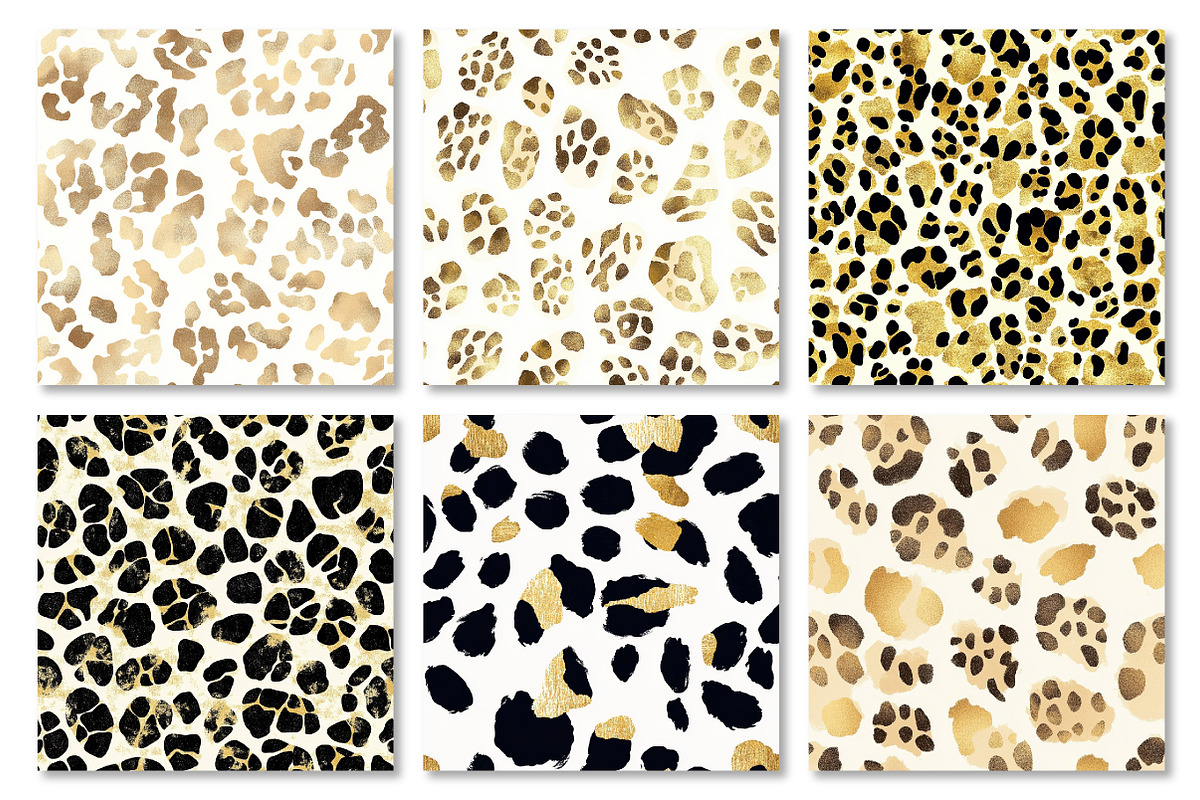 Gold Leopard Pattern Overlays, a Texture Graphic by Dream Creation (Photo 2 of 5)