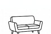 42 Vector Tiny Apartment Icon Set, an Outline Icon by adenpinkstore (Thumbnail 1 of 12)