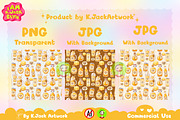 Cute ButterBeer Soda Seamless, a Background Graphic by K.JackArtwork (Thumbnail 2 of 8)