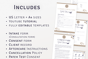 Eyelash Extension Forms Bundle, a Templates & Theme by MondaySpark (Thumbnail 2 of 10)