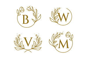 Ornate Decoration Plants Floral Logo, a Branding & Logo Template by Signatoro