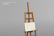 Easel & Canvas Scene Creator, a Product Mockup by KIPET (Thumbnail 13 of 18)