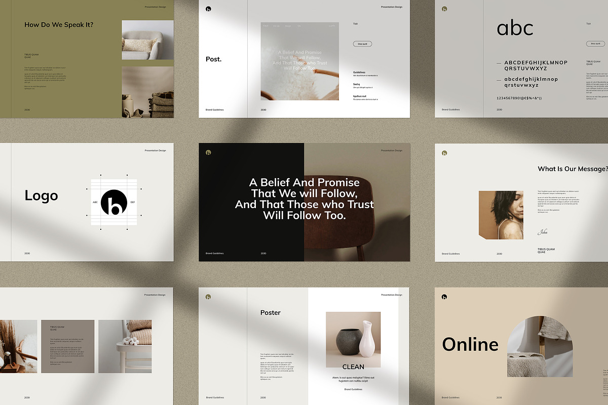 Brand Guidelines Template, a Presentation Template by PrintIdea (Photo 11 of 11)