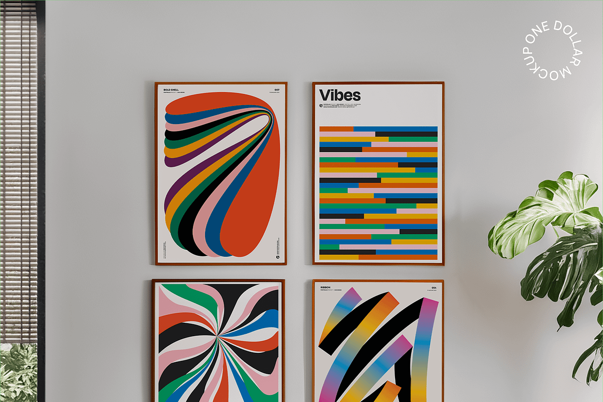 24 Fancy Frame Mockup Bundle, a Product Mockup by SigaSigaMockup (Photo 10 of 11)