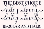 Lesley Lovely Script LS, a Script Font by GranzCreative (Thumbnail 4 of 20)