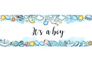 Baby Boy Design Kit, an Object Illustration by Artspace (Thumbnail 4 of 6)