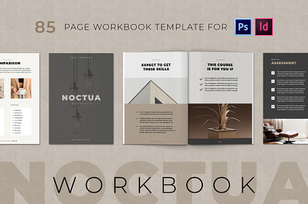 Noctua Workbook Template, a Brochure Template by SlideStation