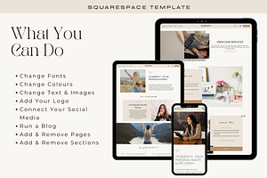 Squarespace Template: Serenity