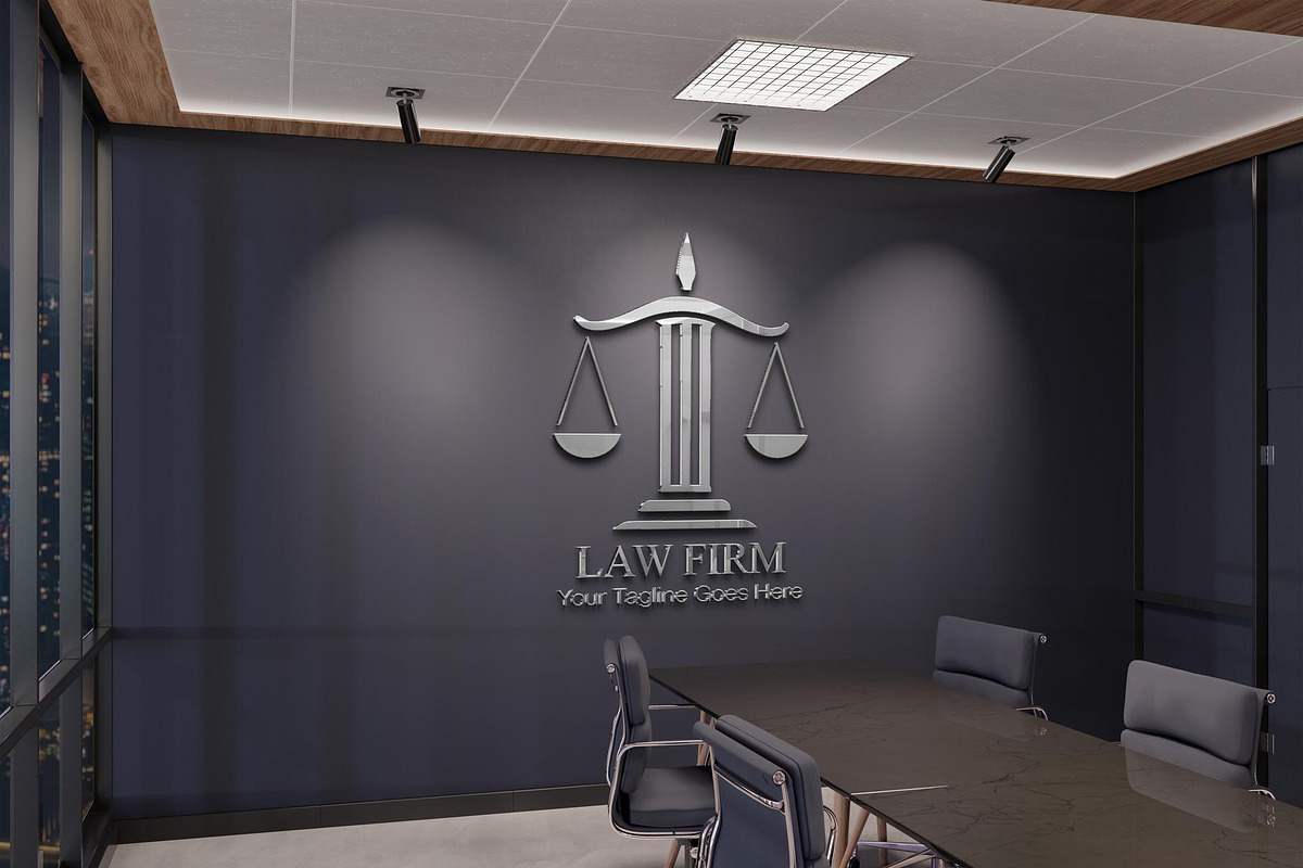 Professional Law Firm Logo Template, a Branding & Logo Template by YUDesignStore (Photo 9 of 10)