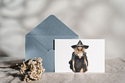 Watercolor Halloween Skulls Clipart, a Seasonal Illustration by Gloria Designed It (Thumbnail 6 of 7)