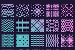 GEOMETRIC PATTERN BRUSHES PROCREATE