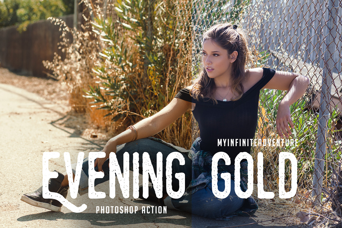 Evening Gold Photoshop Action preview 6