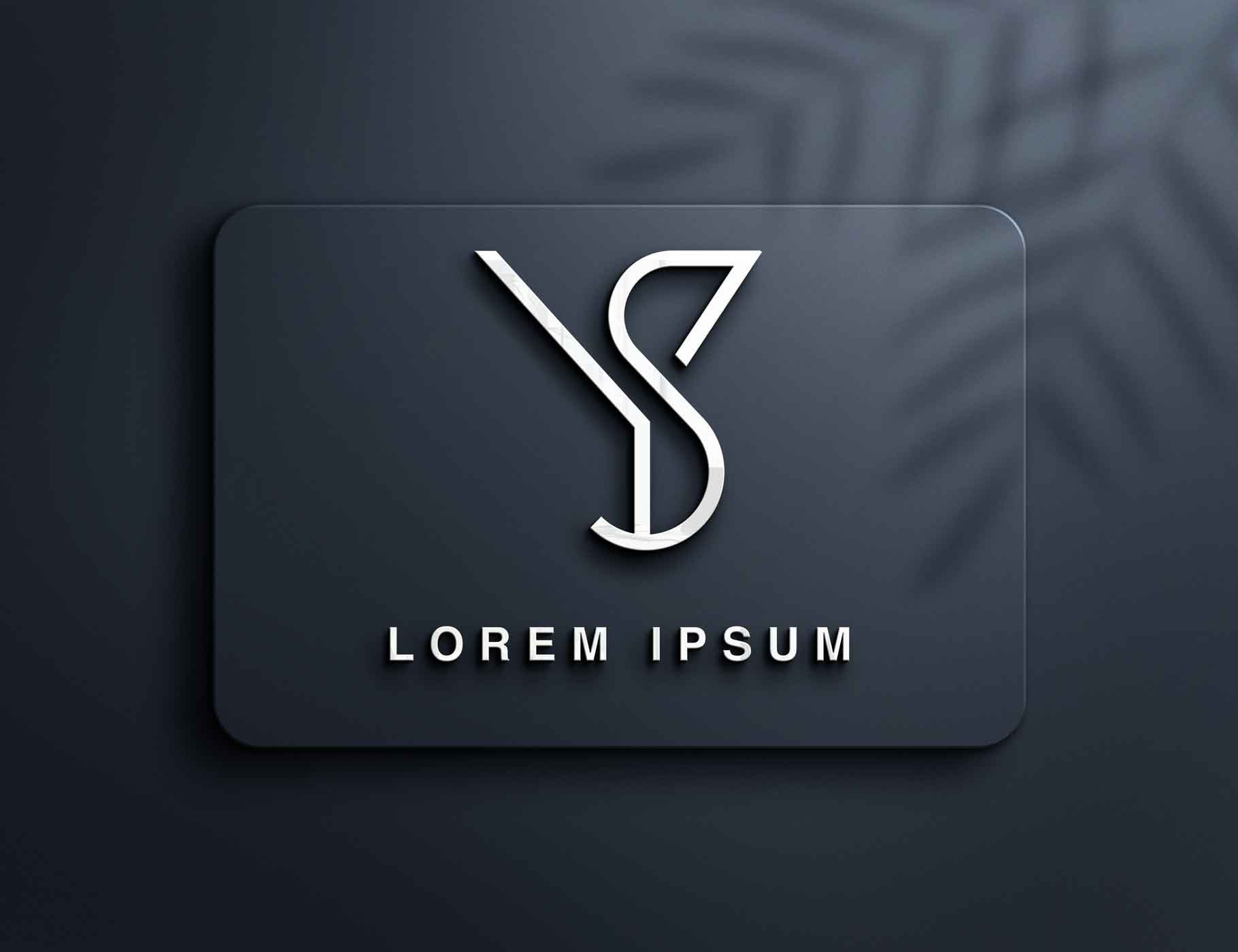 SY, YS Abstract Letters Logo design | Branding & Logo Templates ...