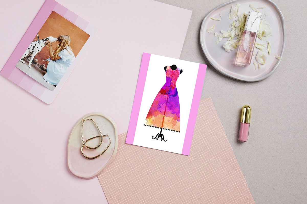 Dress Forms and Dresses, an Object Illustration by Kseniya-Omega (Photo 4 of 6)