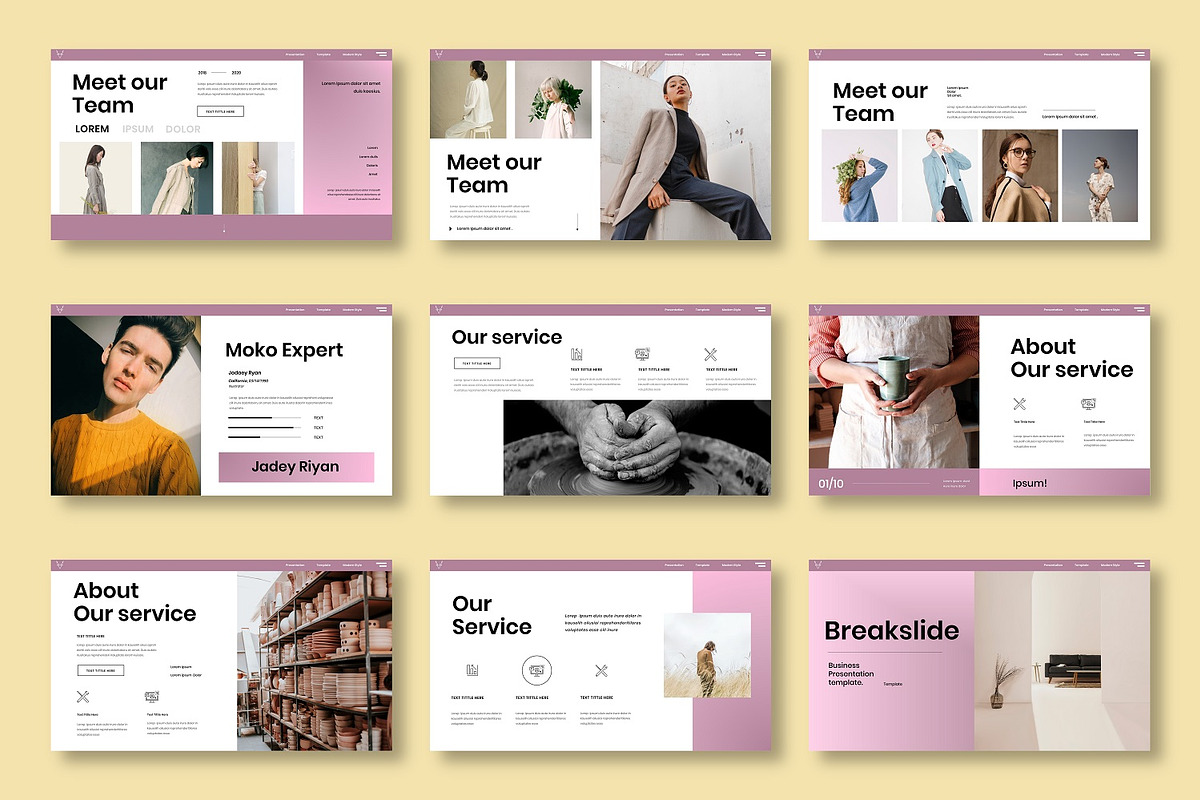 Moko - Business Google Slide Templat, a Presentation Template by Dens Creative Studio (Photo 6 of 12)
