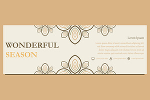 Abstract Floral Banner Template, a Marketing Template by sekitarief