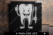 Cartoon Tooth Thumbs Up Oral Bone, a Background Graphic by LaseredNinja (Thumbnail 5 of 7)