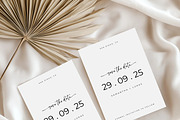 Modern Minimal Save the Date, an Invitation Template by LucaTheme (Thumbnail 2 of 5)