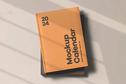 Calendar Book Cover Mockup, an Advertising Mockup by DesignRushMarket (Thumbnail 7 of 13)