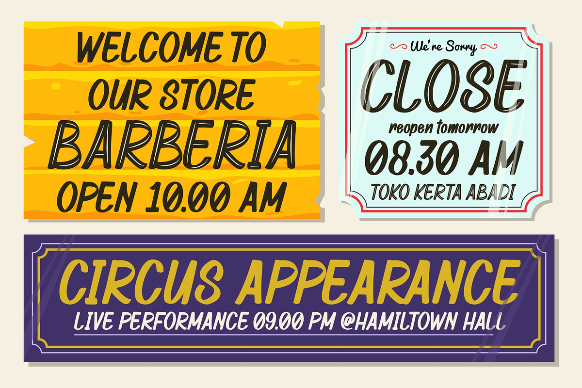 Retrosey - Signage Typeface, a Sans Serif Font by Garisman Std (Photo 5 of 7)
