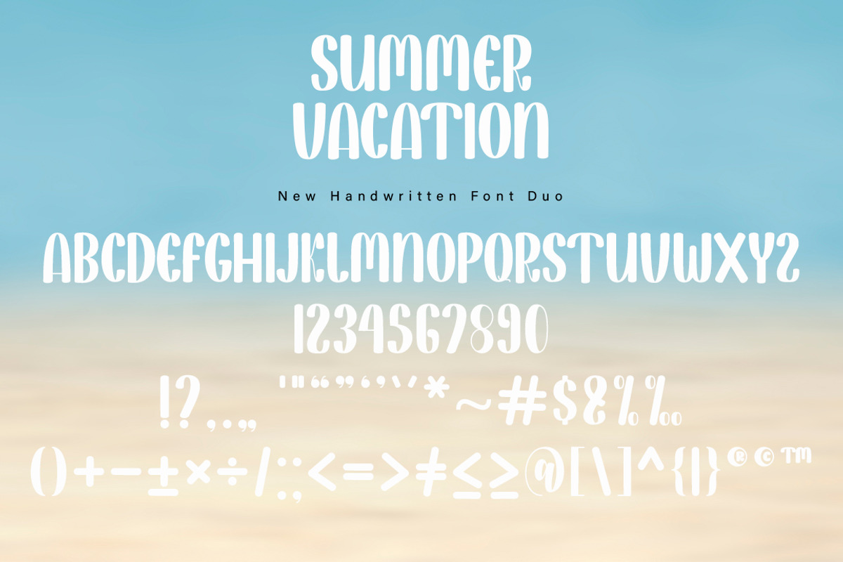 Summer Vacation Duo, a Handwritten Font by DN Creative (Photo 6 of 8)