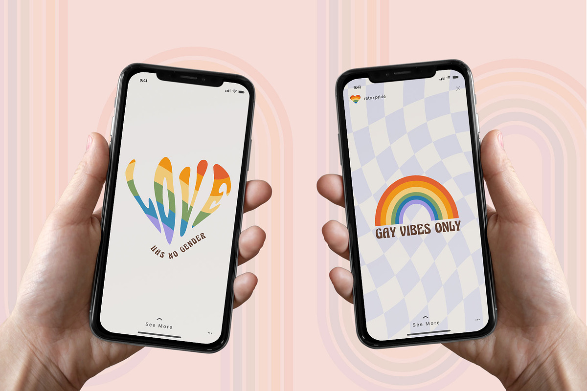 Retro Pride Collection, an Illustration by millering (Photo 12 of 16)