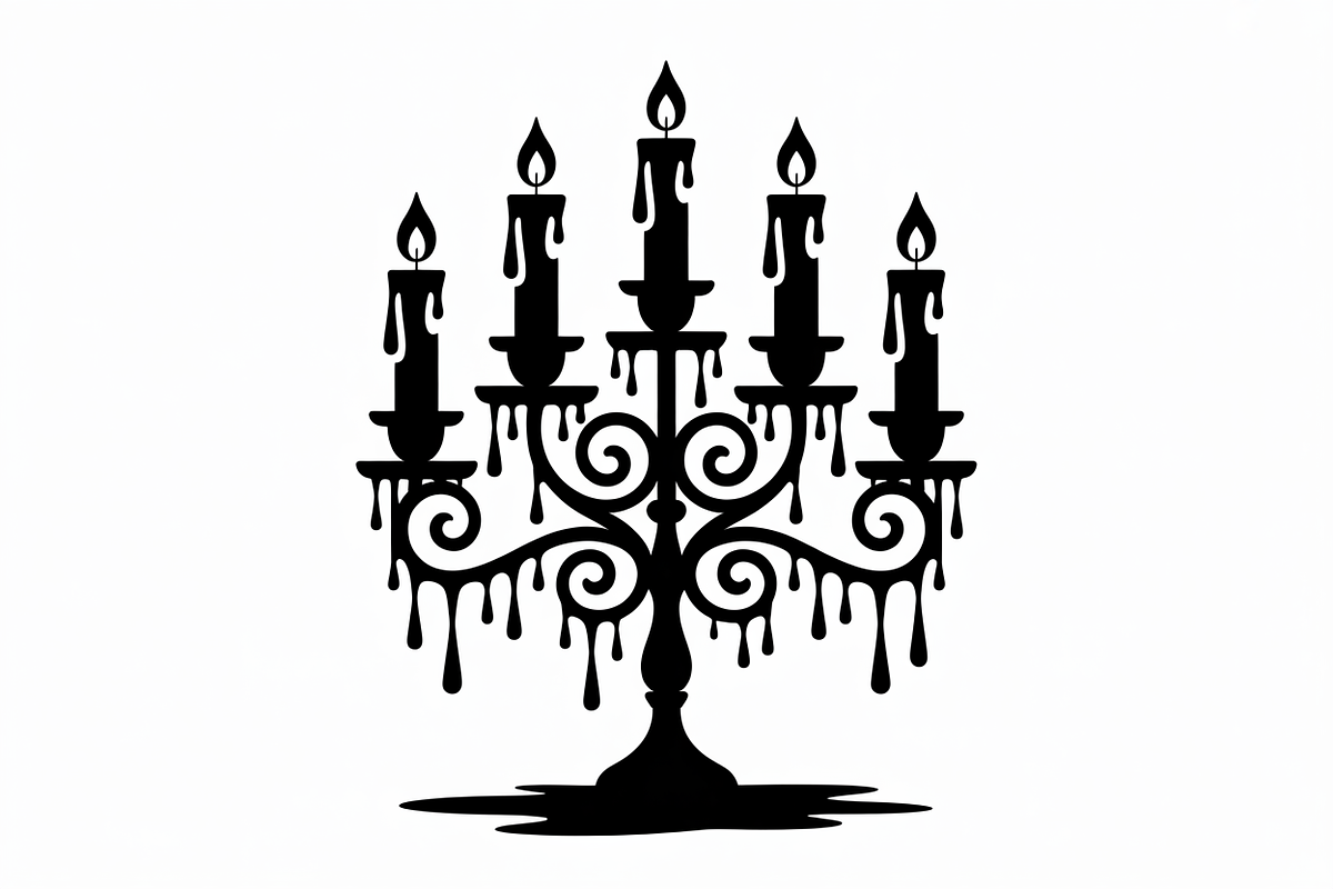 Candle silhouette vector, an Illustration by Amazin_art (Photo 2 of 13)