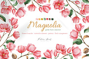 Magnolia. Gentle Floral Collection, a Decorative Illustration by Kate_Rina (Thumbnail 1 of 8)