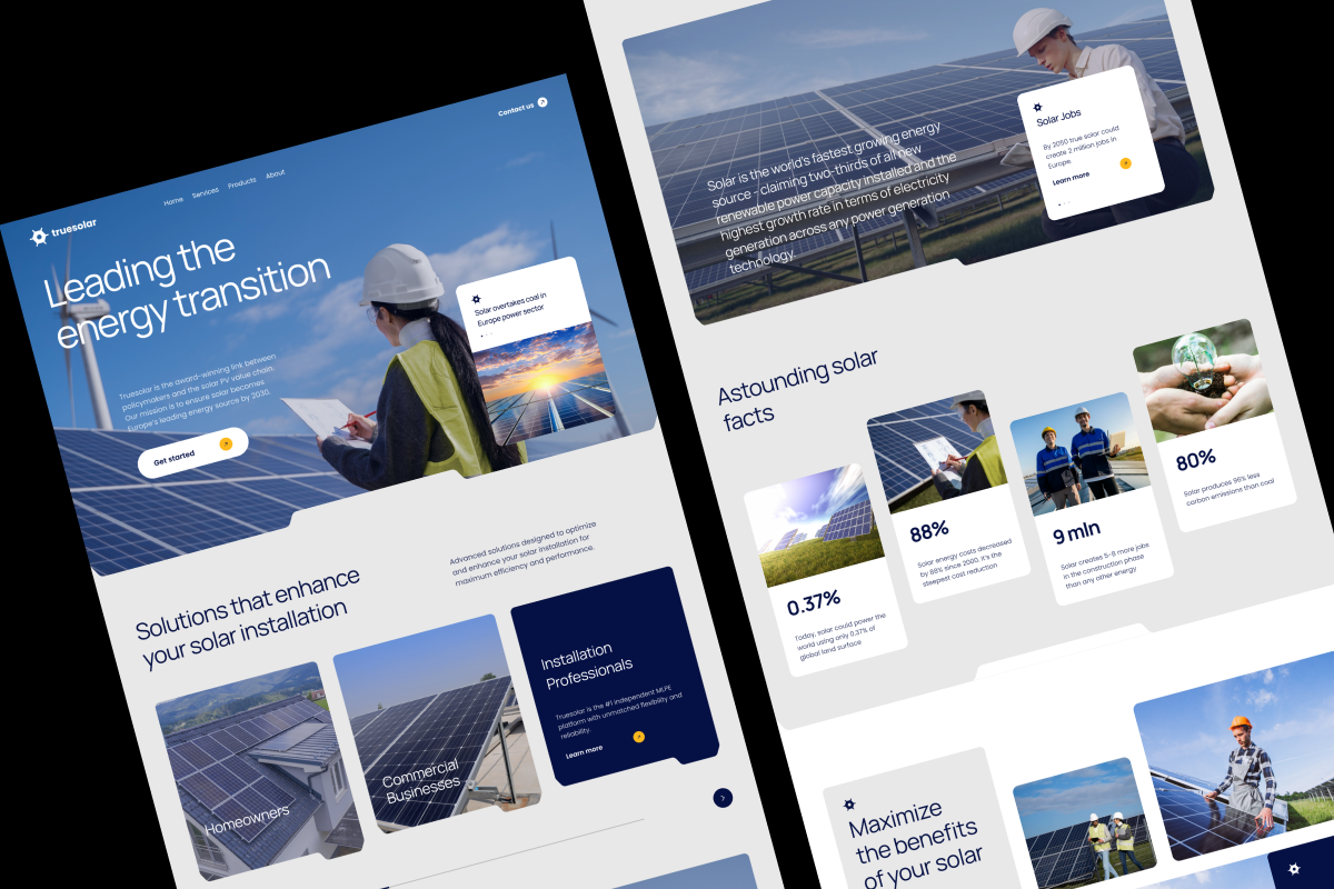 10 Figma Landing Page Templates, a Landing Page Template by zroch design (Photo 8 of 32)