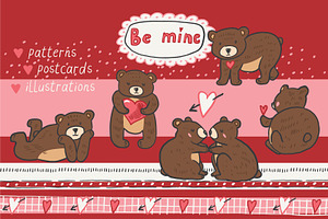 "Be mine" Teddy Bear Valentine
