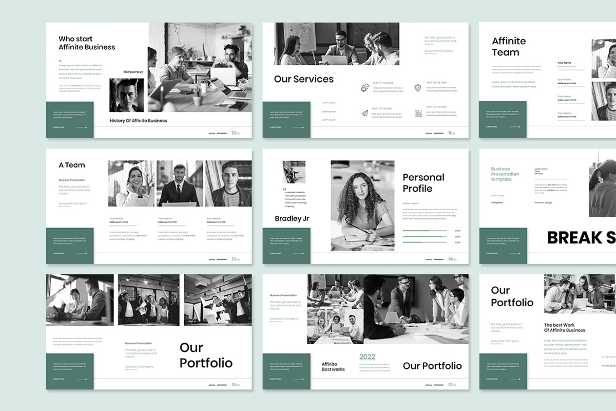 Affinite Presentation Template, a Presentation Template by Analogous Temp (Photo 3 of 5)