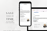 Real Estate Email Signature Template, a Marketing Template by ZoaniDesign (Thumbnail 4 of 10)