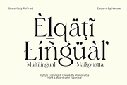 Elqati – Elegant Modern Serif Font, a Serif Font by MaikoHatta (Thumbnail 6 of 8)