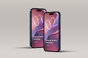 iPhone 14 Pro Mockup, an iPhone Mockup by graphicpages (Thumbnail 10 of 18)
