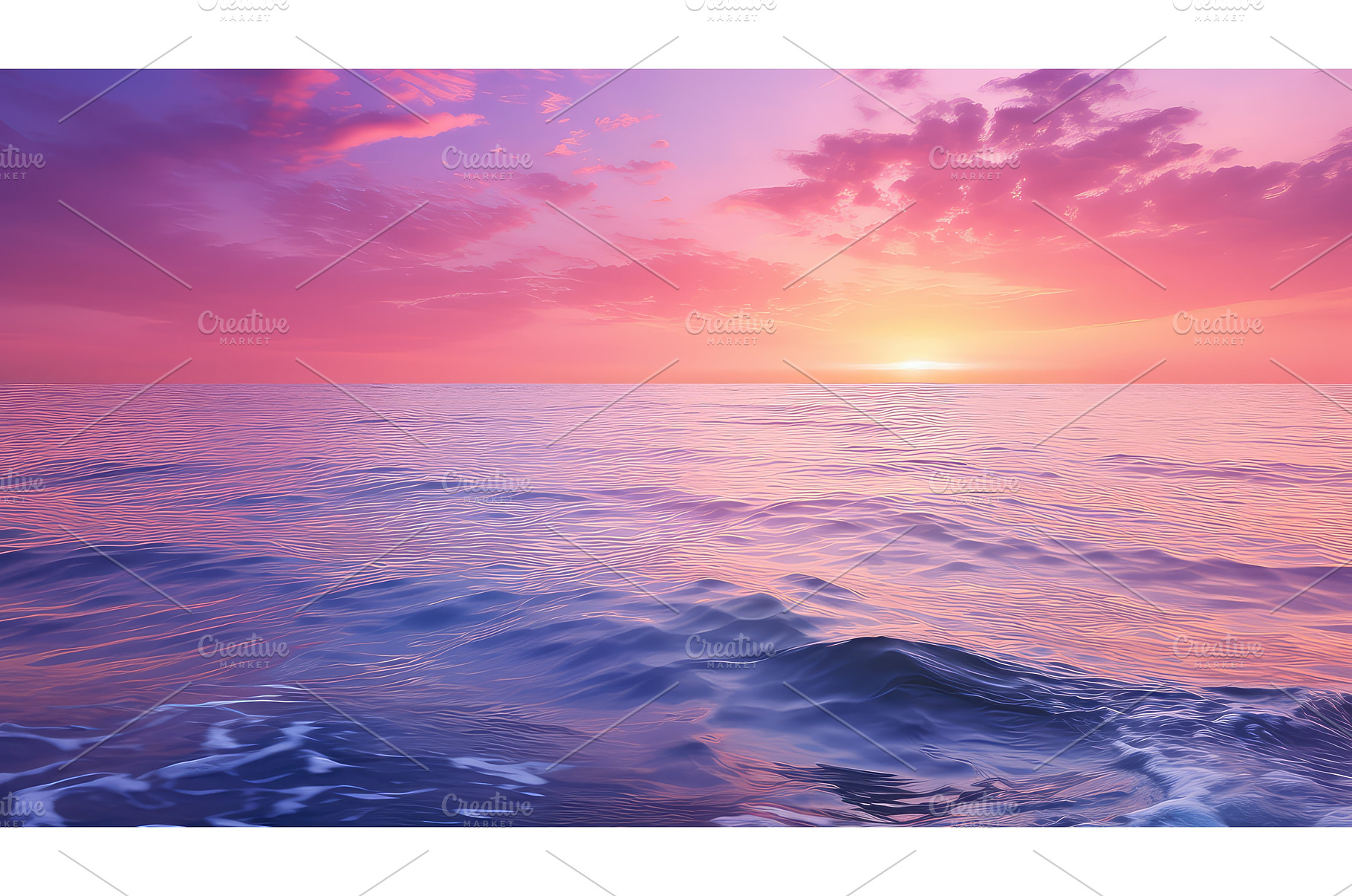 tranquil ripple ocean background ai, a Nature Photo by pikepicture