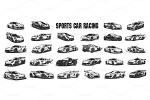 Modern sports and racing cars, a Sport Illustration by yod67