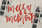 Messy Memoir - Handwritten Font, a Handwritten Font by Inviline.co (Thumbnail 1 of 10)
