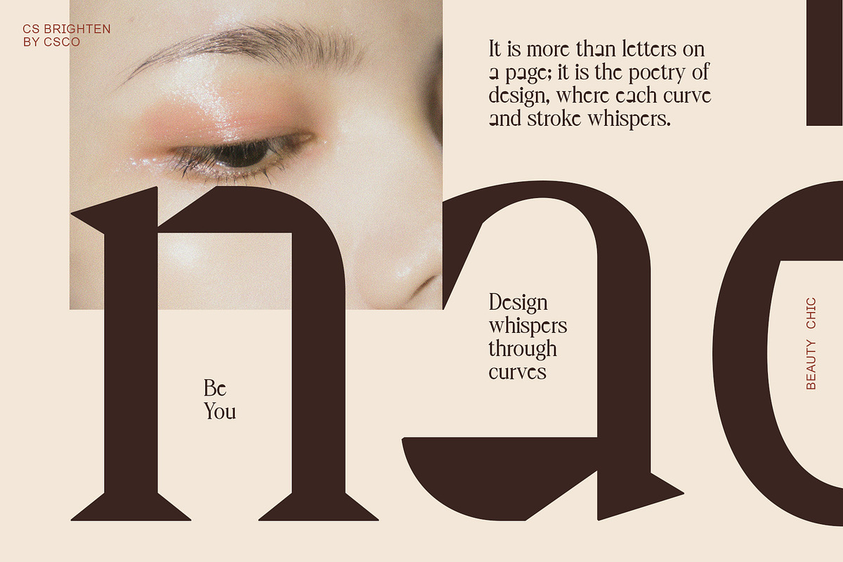 CS Brighten – Classic Font, a Serif Font by Craft Supply Co. (Photo 2 of 8)