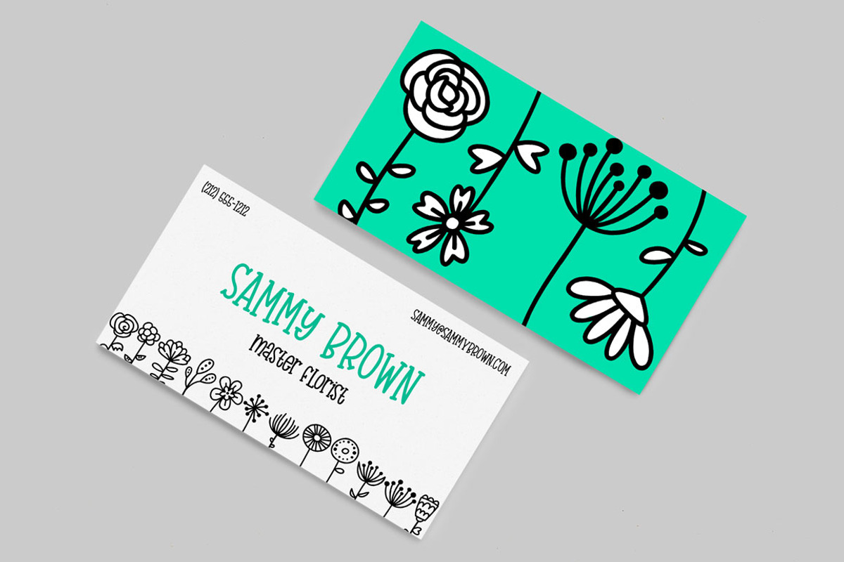 Bloomdings: abstract floral dingbats, a Symbol Font by Missy Meyer (Photo 3 of 4)