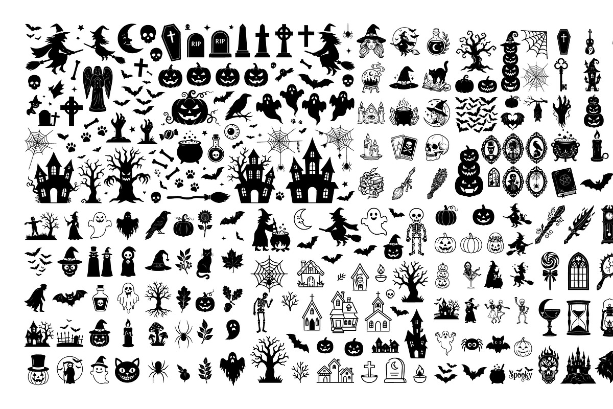 Halloween Vector Illustration Bundle, a Seasonal Illustration by brandingpro (Photo 3 of 3)