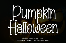 Pumpkin Halloween | Script Font