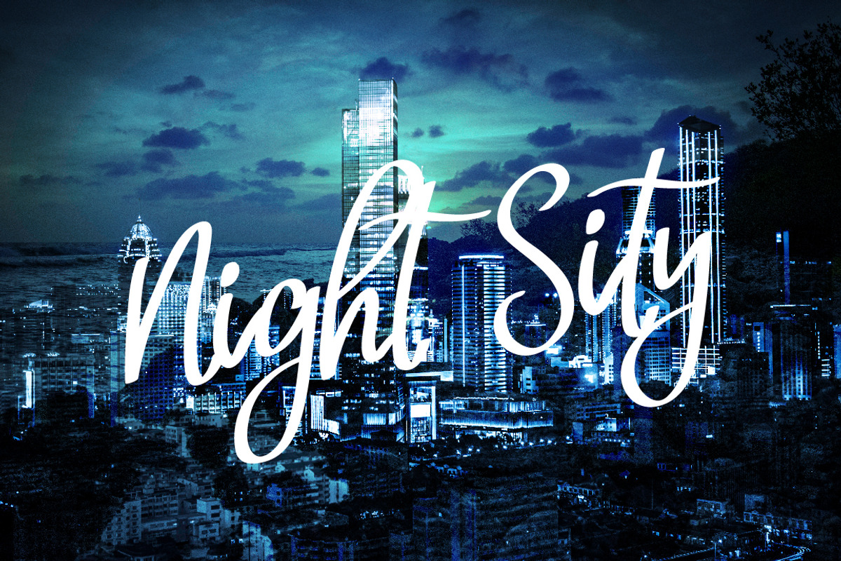 Neoscopic Brush Typeface preview 3